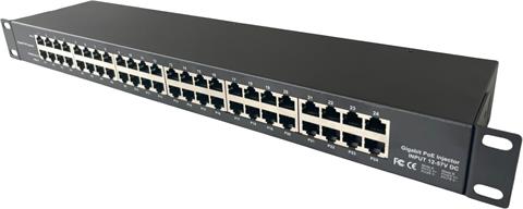 24-port pasívny gigabit PoE panel, 19" kovový