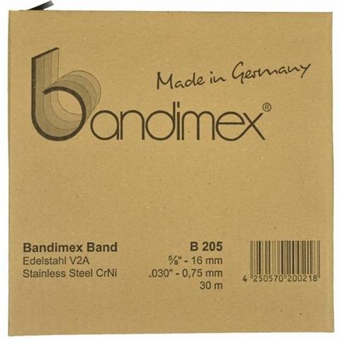 Bandimex B205 (30m balenie) Páska napínacia, 16mm, 0.75mm