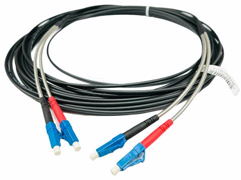 FIBRAIN DR03 RapidBox, Optický patchcord LC/PC - LC/PC 100m, 3mm, G.657A1, duplex, outdoor