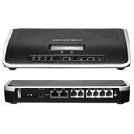 Grandstream UCM6204, ústredňa VoIP, 4x FXO, 2x FXS, 2x GLAN, PoE+, USB