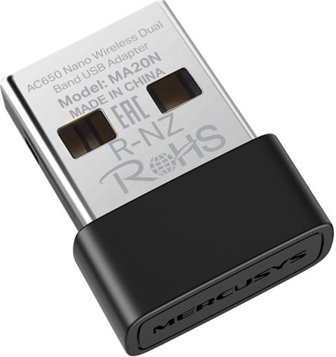 MERCUSYS MA20N, Bezdrôtový mini USB adaptér