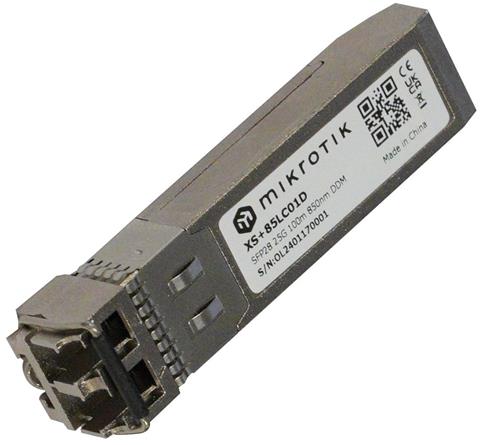 MikroTik XS+85LC01D, SFP/SFP+/SFP28 optický modul, MM, 100m, 850nm