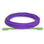 Optický patchcord SC/APC - SC/APC 1m simplex, SM, G657B3, fialový