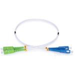 Optický patchcord SC/APC - SC/PC 0,5m duplex, SM, G657A2