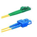 Optický patchcord SC/PC - LC/APC   1m 3mm, duplex, SM, G657A1