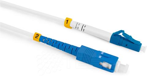 Optický patchcord SC/PC - LC/PC 1m simplex, SM, G657A2