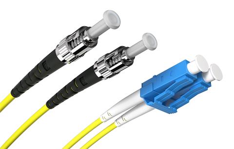 Optický patchcord ST/PC - LC/PC 1m duplex, SM G657A2