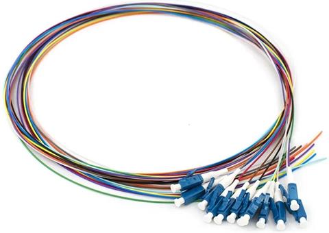 Optický pigtail set LC/PC, SM G657A2, 2m (12 colours 0,9/0,25mm) (Box)