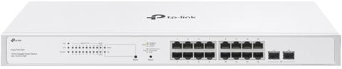 TP-LINK Festa FS318GP, PoE Switch 16x GLAN, 2x SFP (16x PoE+ 802.3at/af)