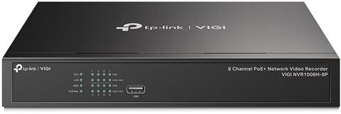 TP-LINK VIGI NVR1008H-8P, NVR, 8 kanálov, 8x PoE 53W