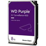 WD, HDD 8TB Purple 3,5", SATAIII, 5400 RPM, 128MB